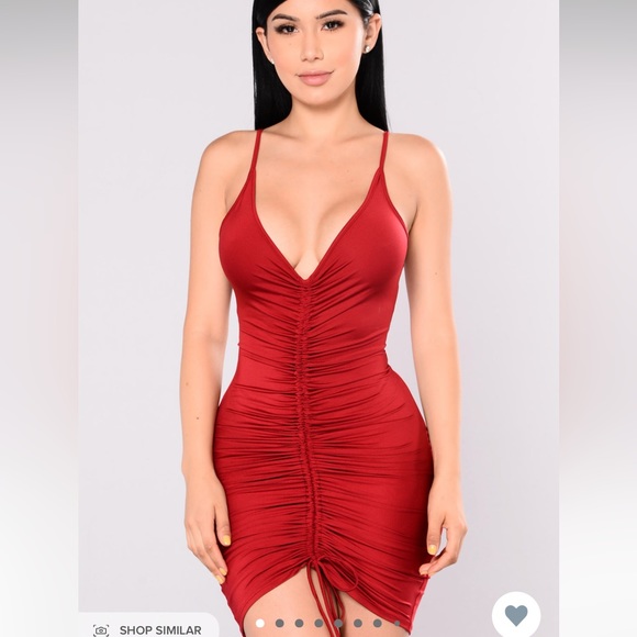 Red Mini Dress - Picture 1 of 5